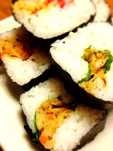 天ぷら巻き寿司の写真
