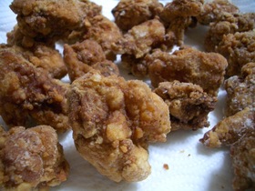 鶏肉のから揚げ(にんにく醤油味)