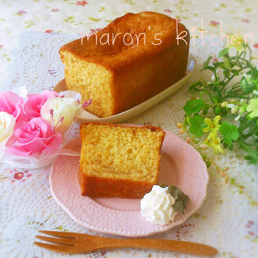 簡単♡梨のキャラメルパウンドケーキの画像