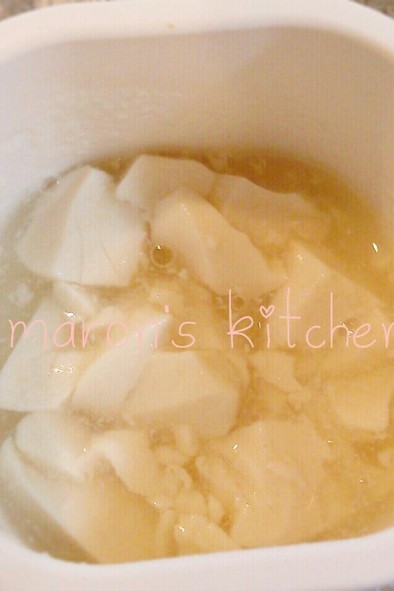 《離乳食中期》梨と豆腐の♡スイーツ離乳食の写真