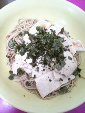 海苔豚肉そば
