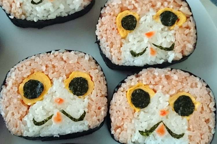 キャラ弁 ジバニャン海苔巻きオムライス レシピ 作り方 By まなげ クックパッド 簡単おいしいみんなのレシピが360万品