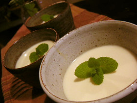胡麻のブランマンジェ