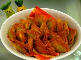大葉にんにく醤油deカリカリ納豆揚げ