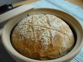 土鍋で焼くグラハムブレッド