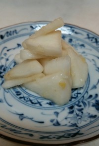 簡単！かぶの生姜湯×塩レモン漬け    