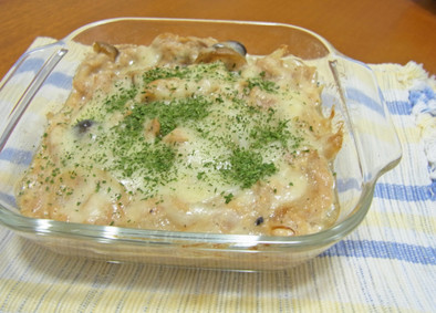 里芋とツナの豆乳グラタンの写真