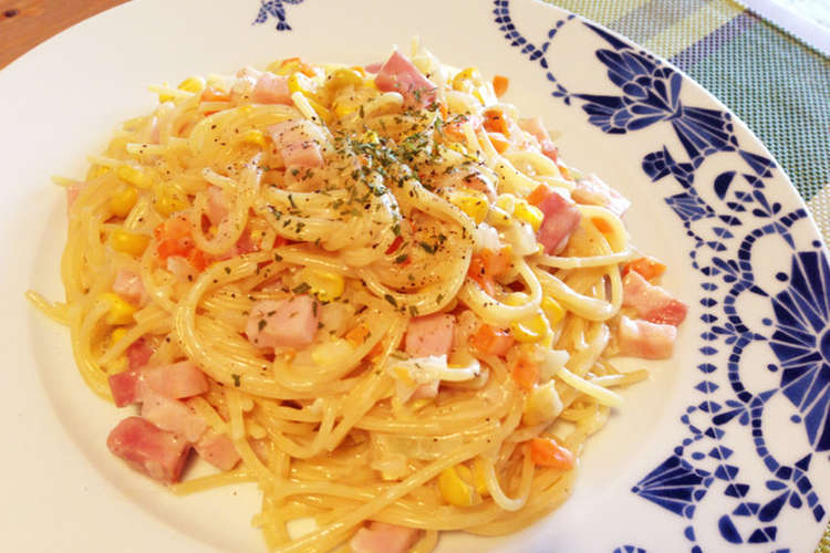 子供とのランチに クリームパスタ レシピ 作り方 By S Chankana クックパッド 簡単おいしいみんなのレシピが357万品
