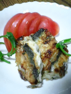 イワシのとろふわチーズ包み焼き