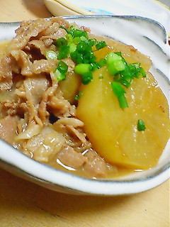 豚と大根の味噌煮込み