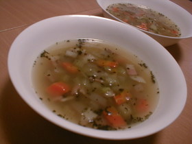 なんちゃってミネストローネ風スープ♪