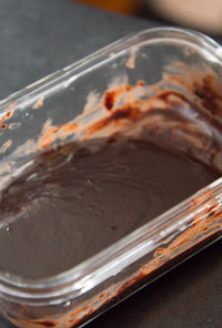 ココナッツオイルの自家製チョコレート