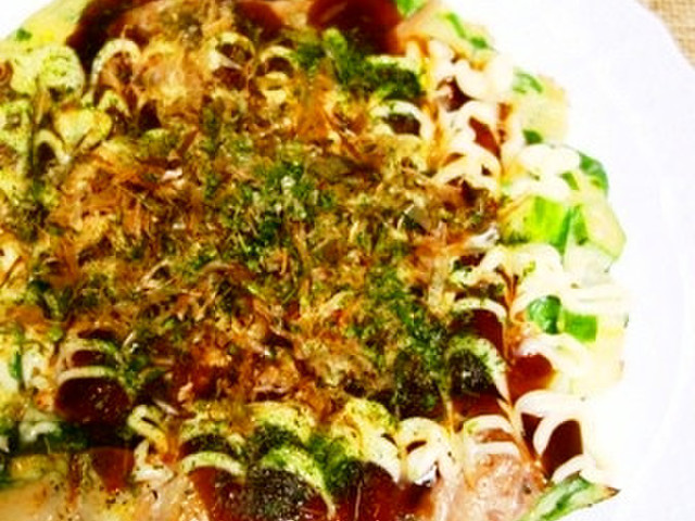 疲労回復 オクラと長芋のふわふわお好焼き レシピ 作り方 By Y ｓ クックパッド