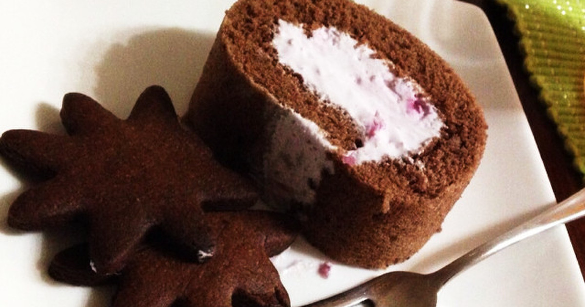ミニ☆チョコロールケーキ☆ベリークリーム by にゃーぉ 【クックパッド】 簡単おいしいみんなのレシピが356万品