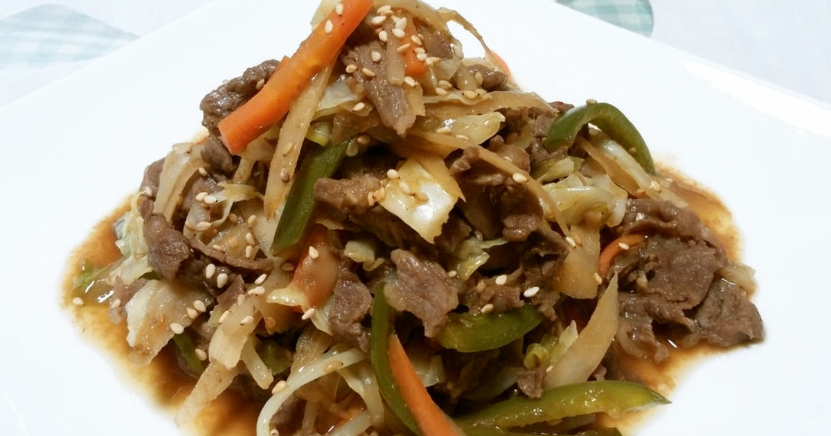 ◇プルコギ風♪ピリ辛肉野菜炒め◇ レシピ・作り方 By ☆結衣☆ 【クックパッド】 簡単おいしいみんなのレシピが363万品