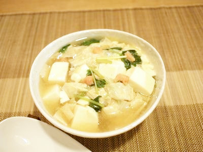 豆腐と生湯葉のあんかけ丼の画像