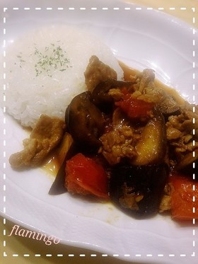 ゴロゴロ野菜の甘辛味のカレー