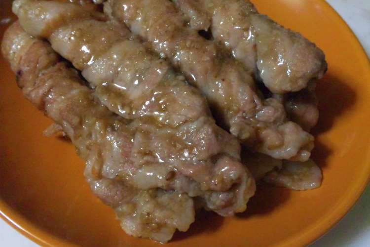 茄子の肉巻き ポリ袋レシピ レシピ 作り方 By ちはるあきうめち クックパッド