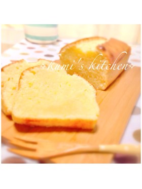 美味しいレモンバターケーキ焼けました♡♡