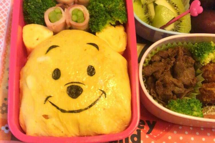 プーさん キャラ弁 レシピ 作り方 By クララlove クックパッド 簡単おいしいみんなのレシピが355万品