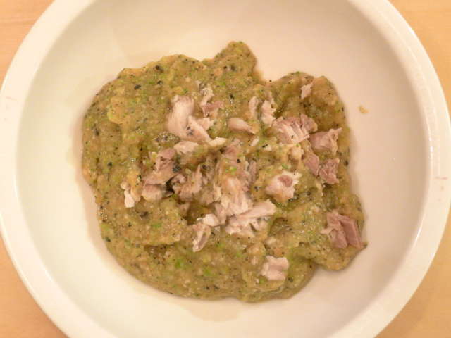 さんまと島オクラの犬ご飯 レシピ 作り方 By にょしちゃん クックパッド