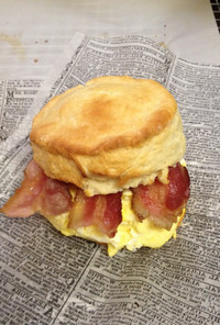 簡単朝食♡アメリカマック風サンドウイッチ