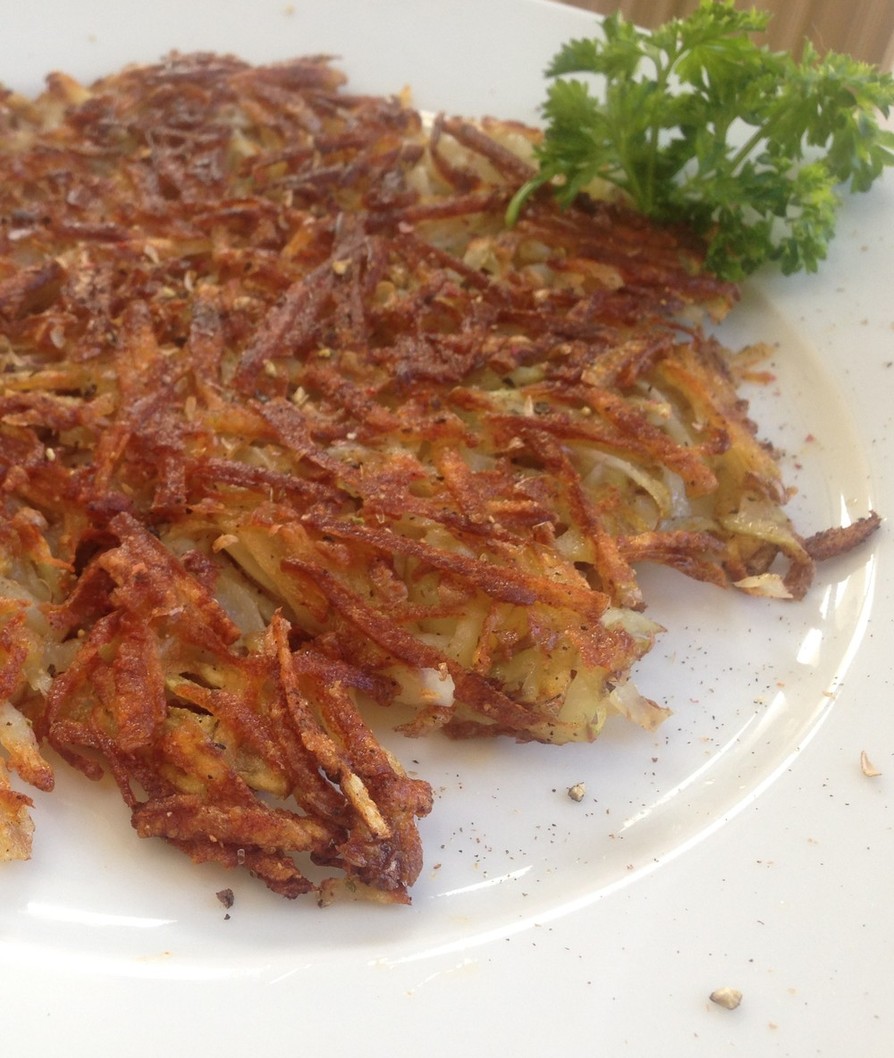 朝食のハッシュブラウンのレシピ