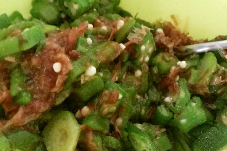 ご飯にかけると美味しいネバネバおくら レシピ 作り方 By かちこぉ クックパッド 簡単おいしいみんなのレシピが354万品