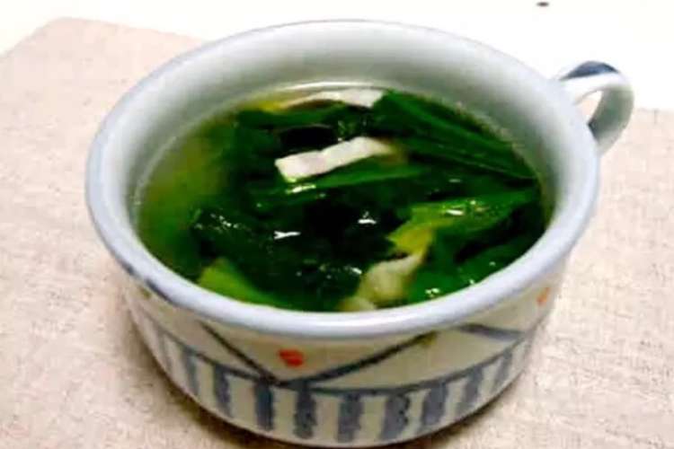 ほうれん草の中華スープ レシピ 作り方 By 塩じゃけ クックパッド 簡単おいしいみんなのレシピが366万品
