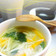 ネギとえのきの生姜薫る中華風スープ