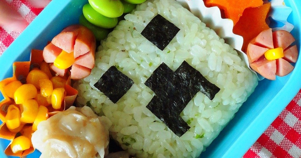 キャラ弁 マインクラフト クリーパー弁当 レシピ 作り方 By Cake Mama クックパッド 簡単おいしいみんなのレシピが354万品