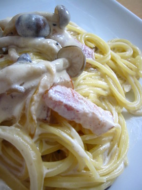 しめじ&ベーコン☆クリームパスタ