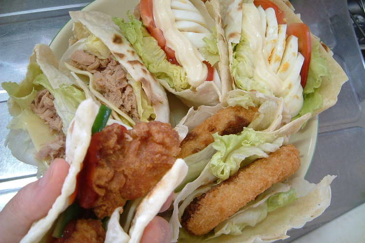 小麦粉だけ フライパンで作るピタパン レシピ 作り方 By ちいちいgsxr600 クックパッド