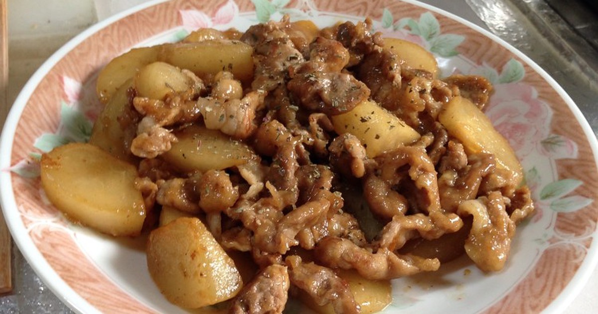 鉄腕ダッシュで紹介 豚肉と梨の炒め物 レシピ 作り方 By まーぼう クックパッド 簡単おいしいみんなのレシピが356万品