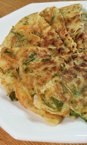 残り物で☆素麺チヂミ