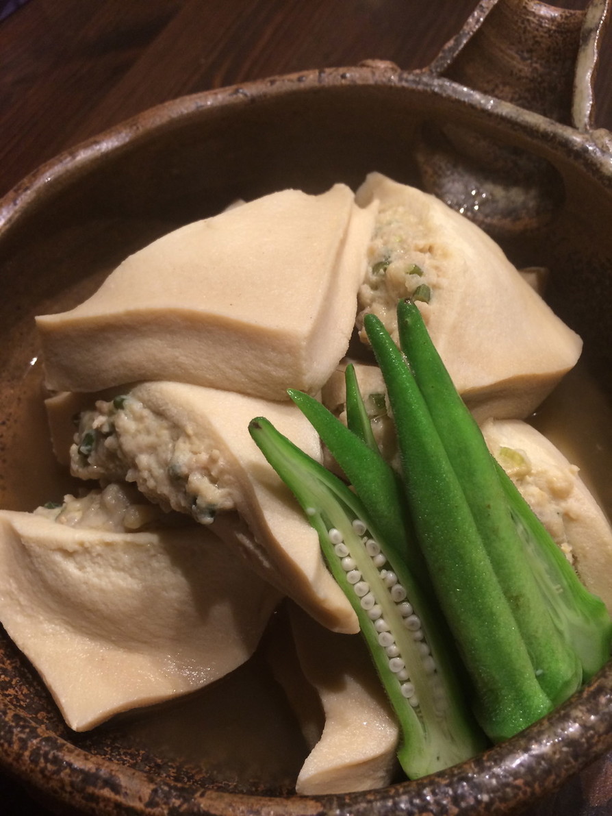 高野豆腐の肉詰め煮の画像
