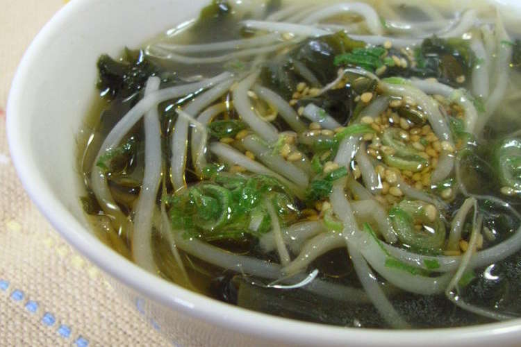 もやしが主役 韓国風もやしスープ レシピ 作り方 By Sayahk クックパッド