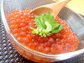自信作☆筋子から作るイクラの醤油漬け♪