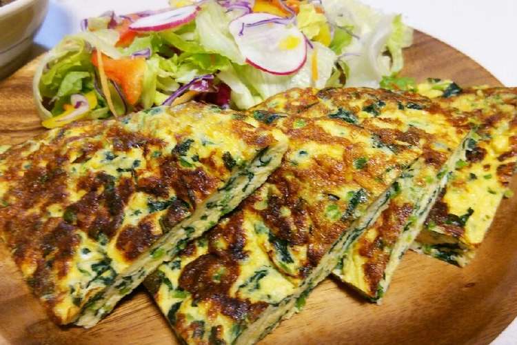 ほうれん草の粉チーズオムレツ レシピ 作り方 By はちみつれもん クックパッド 簡単おいしいみんなのレシピが360万品