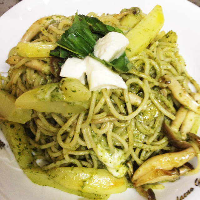 ジェノベーゼ パスタ 簡単 レシピ 作り方 By Manasera クックパッド