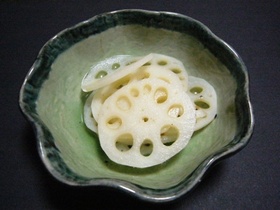 レンジで簡単!酢レンコン