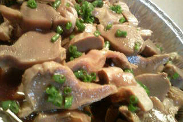 簡単 お箸が止まらない砂肝料理 保存可 レシピ 作り方 By めいじさん クックパッド 簡単おいしいみんなのレシピが352万品