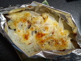 鮭のオニオンマヨネーズ焼き