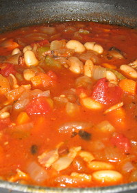 地中海風トマトベーススープ