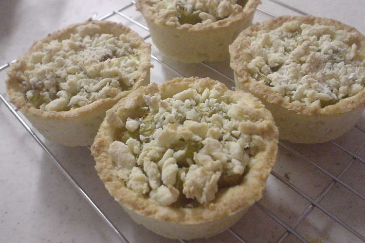 ルバーブのクランブルタルト おから入り レシピ 作り方 By はと麿 クックパッド