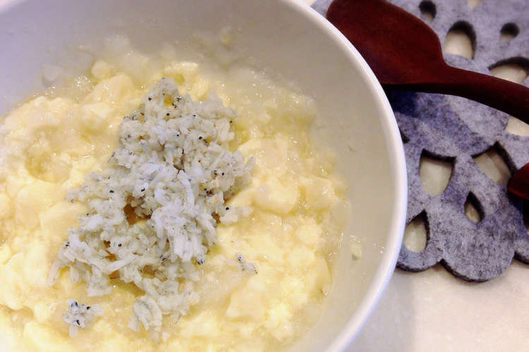 離乳食初期 しらすの豆腐リゾット レシピ 作り方 By Mayusagiii クックパッド 簡単おいしいみんなのレシピが360万品