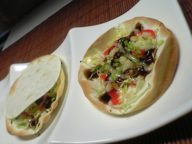 手軽にお好み焼き!!風???