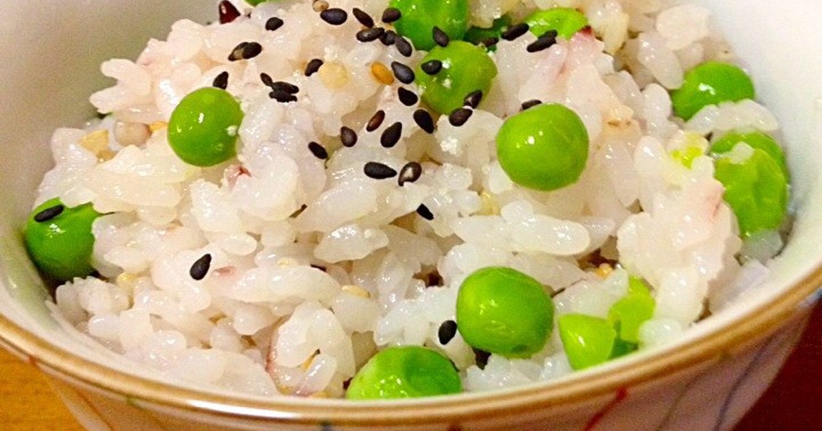 冷凍グリンピースで雑穀豆ご飯 by xまゆりんx 【クックパッド