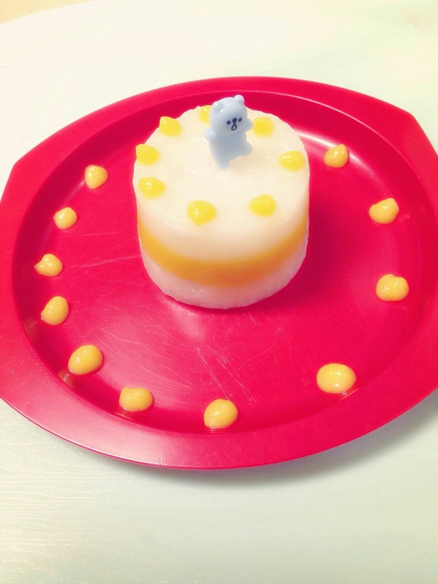 ハーフバースデーに♡離乳食ケーキ♡の画像