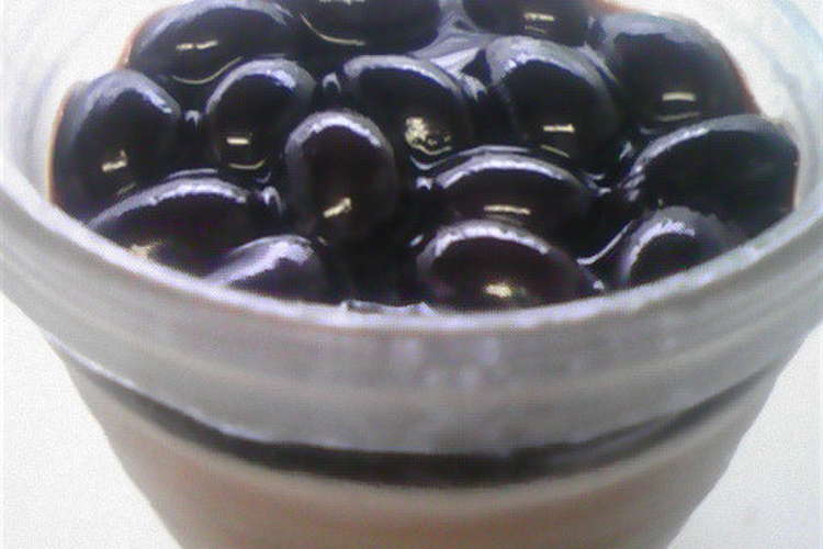 とっても簡単 黒豆プリン レシピ 作り方 By ぴぱぷぽら クックパッド 簡単おいしいみんなのレシピが353万品